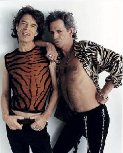 Mick Jagger y Keith Richards