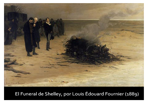 El extraño funeral del poeta Shelley