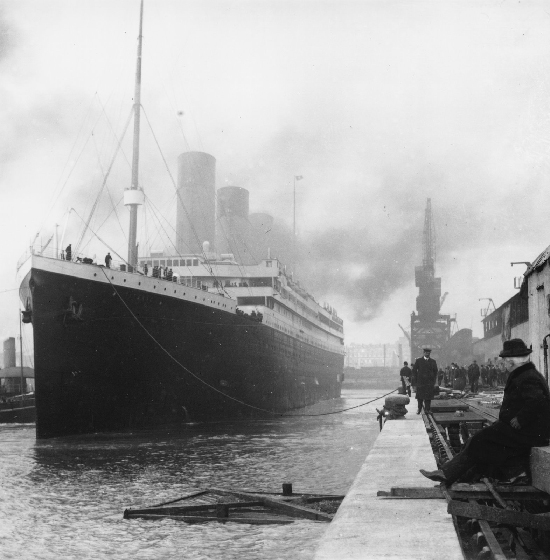 Titanic en el puerto