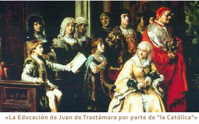 Cuadro «La Educación de Juan de Trastámara por parte de Isabel "la Católica"»