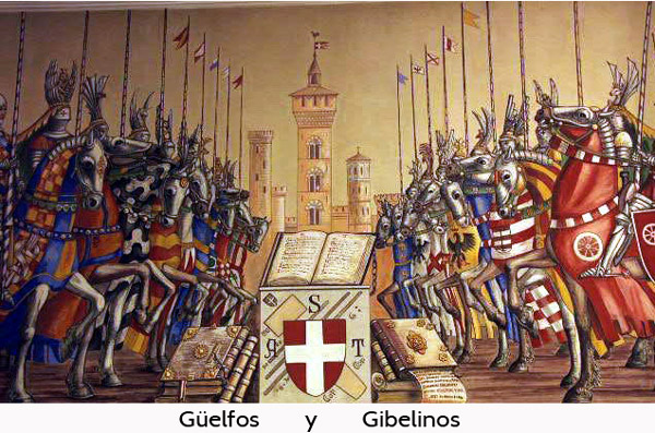 los güelfos y los gibelinos