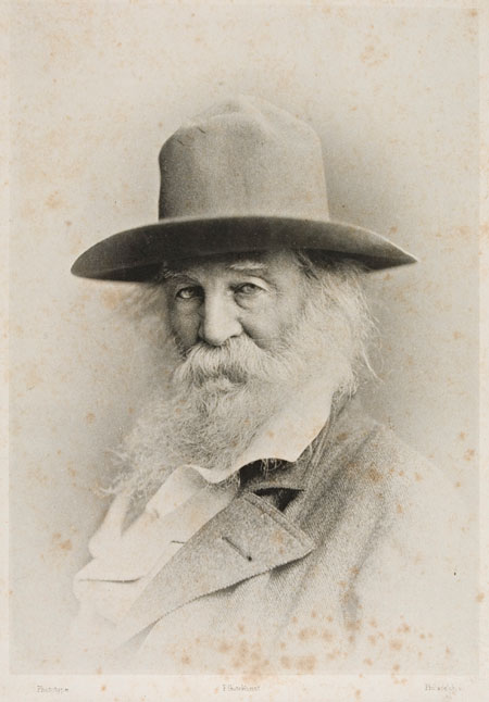 Photograph of Walt Whitman by Frederick Gutekunst 1873