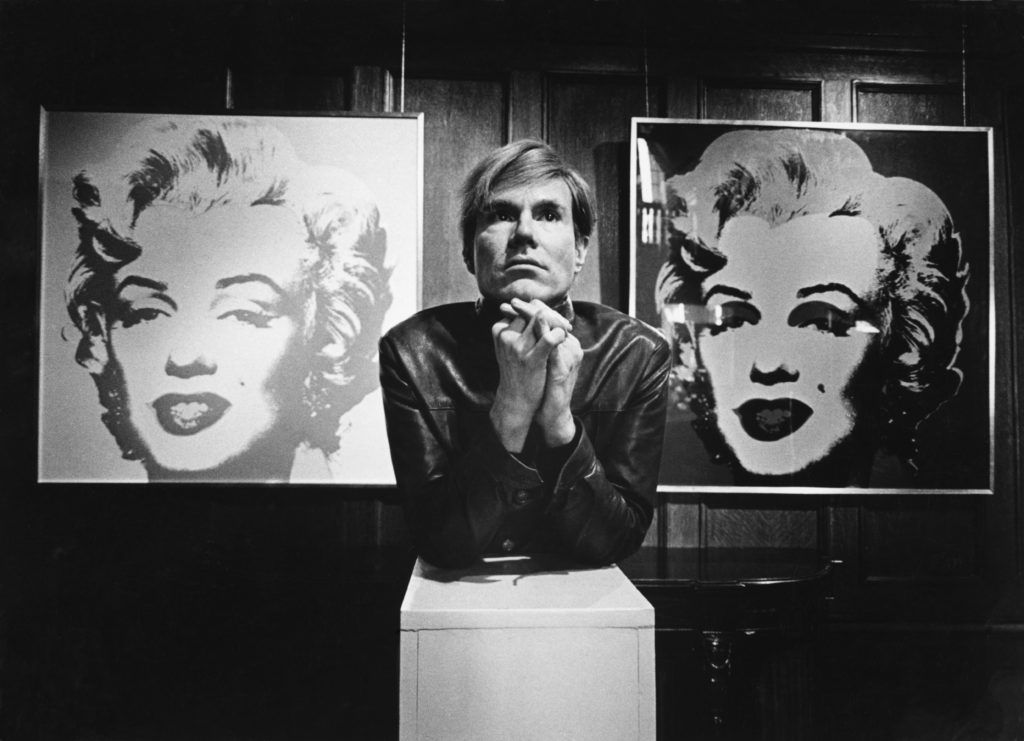 Andy Warhol y su famoso cuadrod veinte marilyns