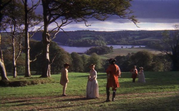 Barry Lyndon rodada con luz natural