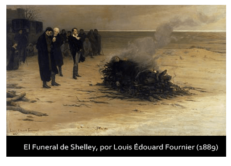 El extraño funeral del poeta Shelley