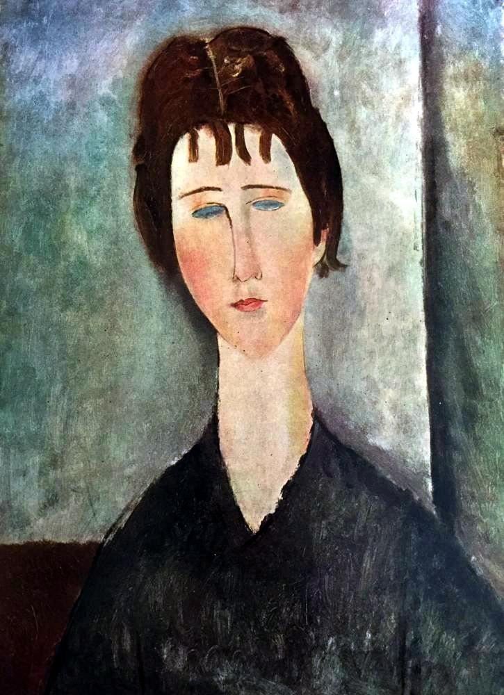 Girl with Brown Hair. Modigliani