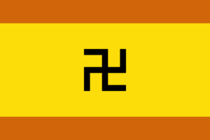 La bandera de la etnia kuna