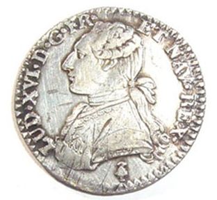 moneda de Luis XVI