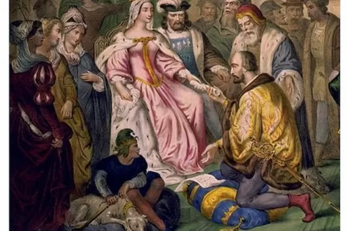 ¿Cómo fue el encuentro entre CRISTÓBAL COLÓN y la REINA ISABEL de Castilla antes del descubrimiento de América?
