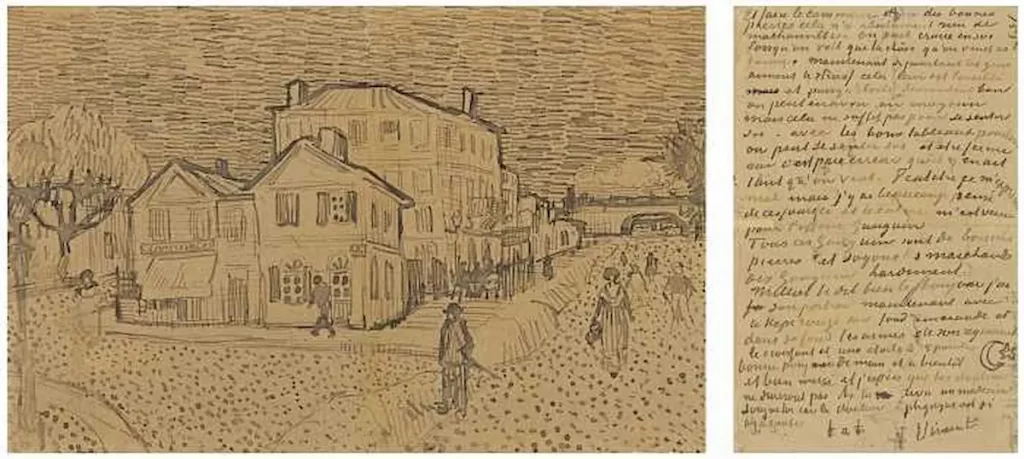 Vincent Van Gogh ve los colores y se los cuenta a su hermano