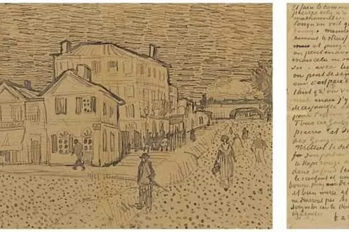 Vincent Van Gogh ve los colores y se los cuenta a su hermano