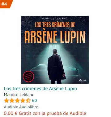 AUDIOLIBRO. Los tres crímenes de Arsène Lupin