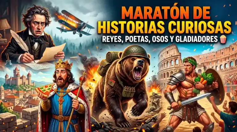 Maratón de curiosidades de la historia y literatura: gladiadores, Segunda Guerra Mundial y escritores famosos.